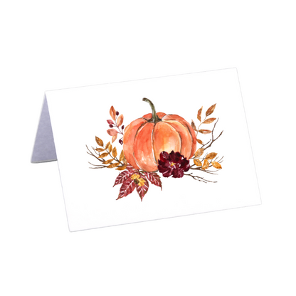 Pumpkin Place Cards - Pack of 8