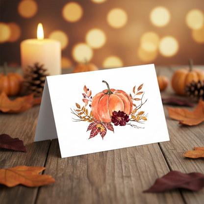 Pumpkin Place Cards - Pack of 8