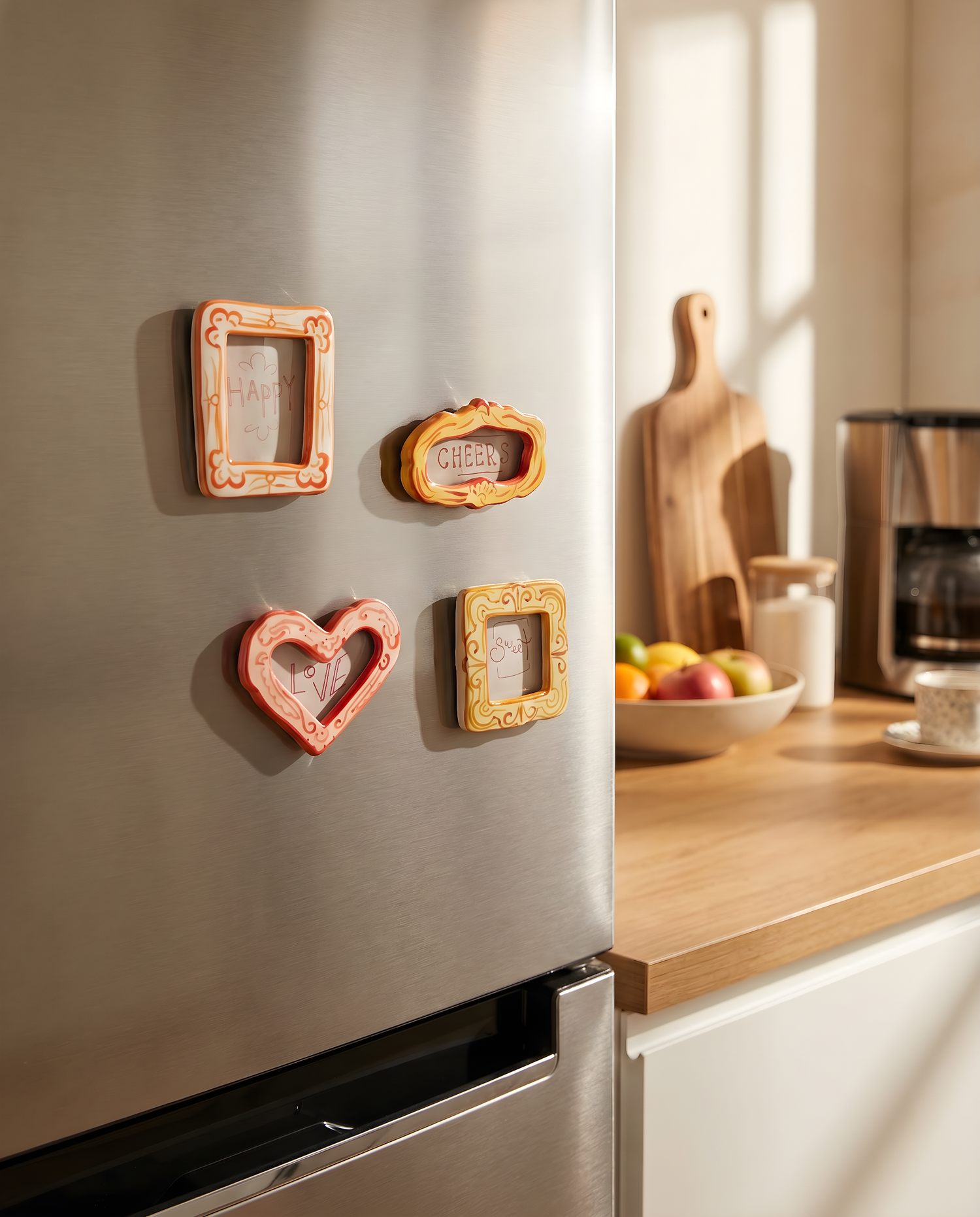 Mini Photo Frame Magnet with Saying