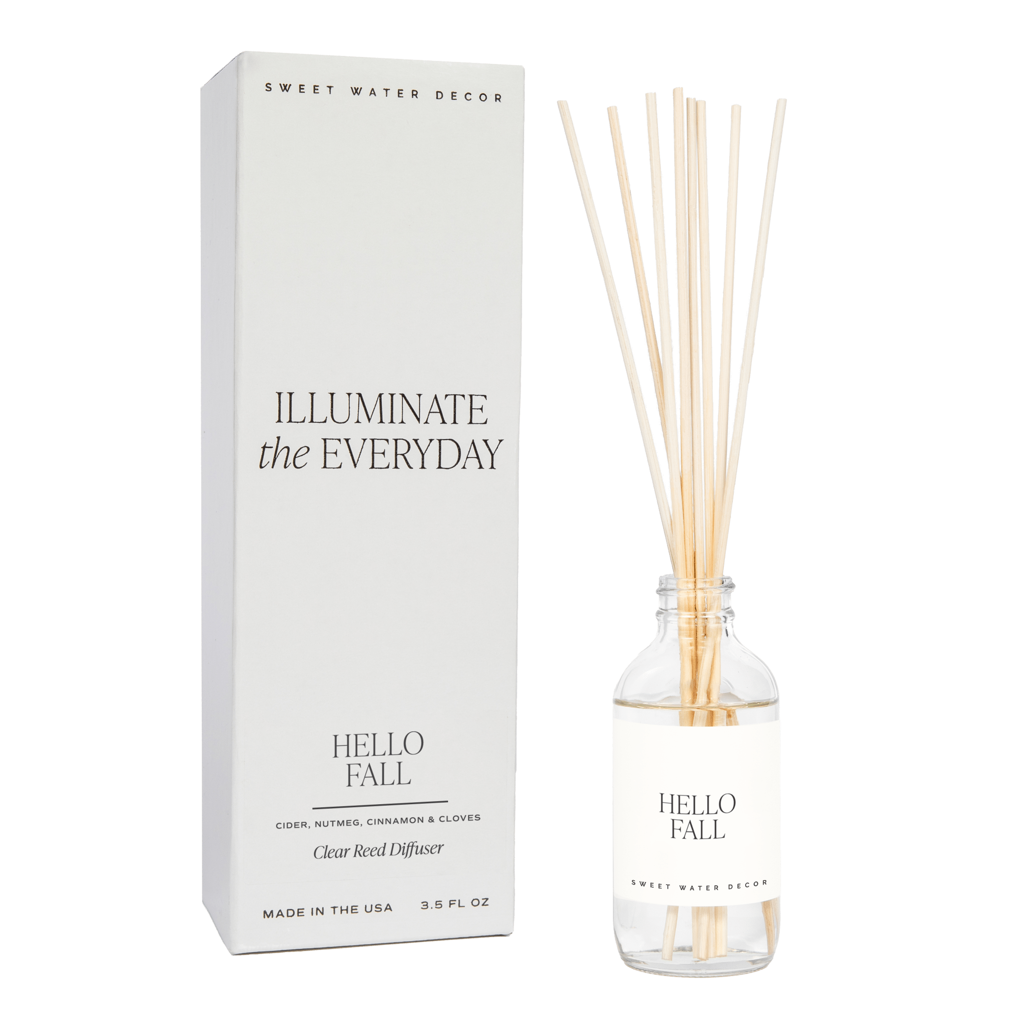 Hello Fall Clear Reed Diffuser