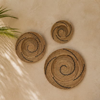 Rama Natural Wall Baskets
