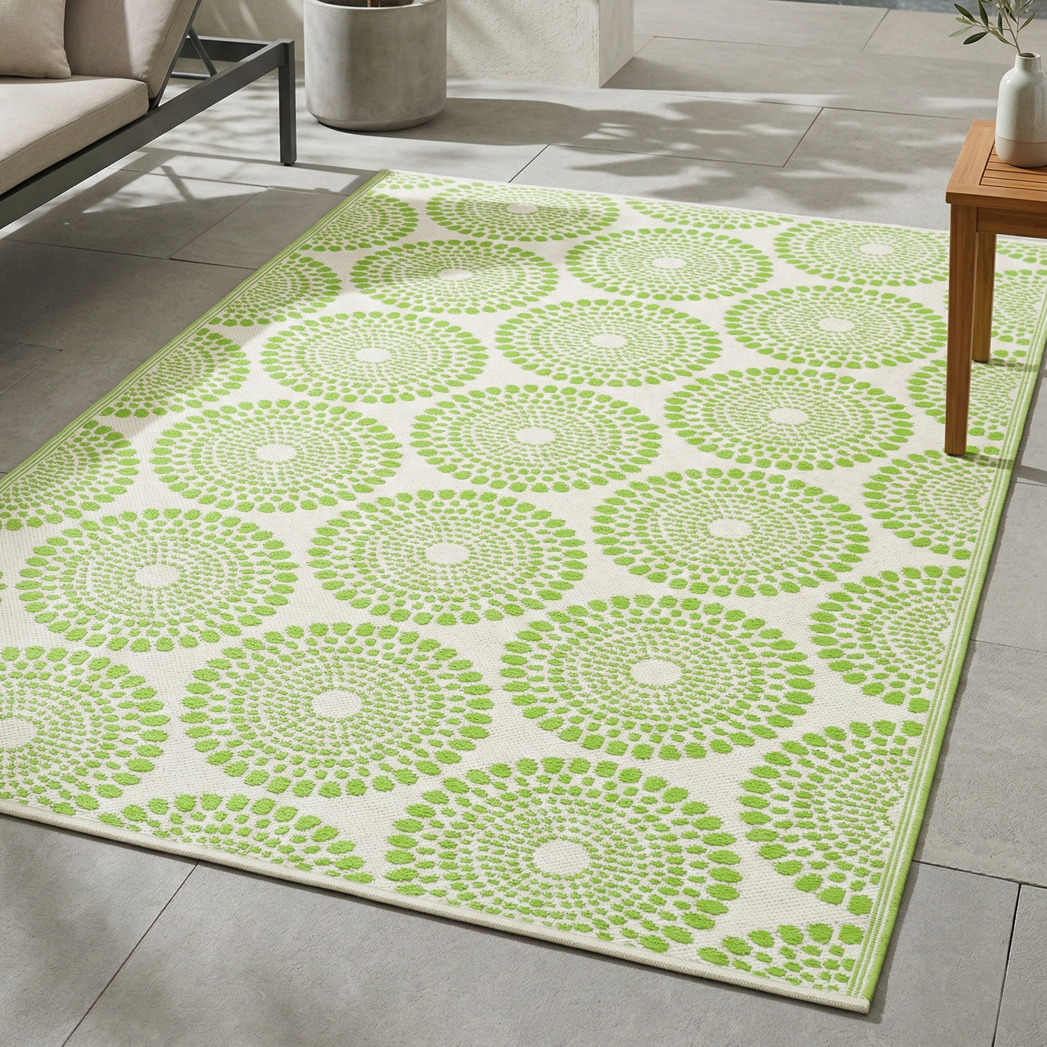 Rio - Green Reversible Outdoor Rug
