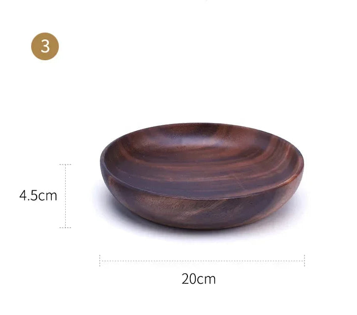 Acacia Wood Salad Bowls - Multiple Sizes