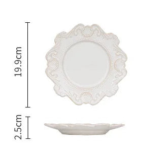 French Style Porcelain Dinnerware - 2 Colors
