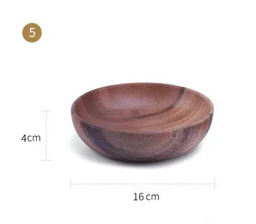Acacia Wood Salad Bowls - Multiple Sizes