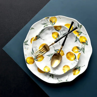Italian Limoncella Ceramic Plates