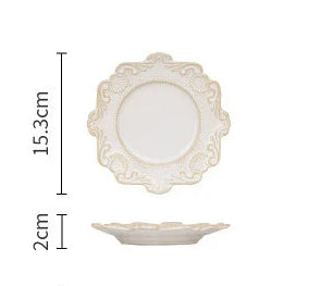 French Style Porcelain Dinnerware - 2 Colors