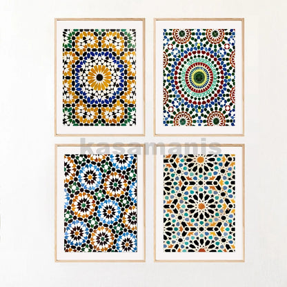 Mosaic Wall Art Canvas Prints