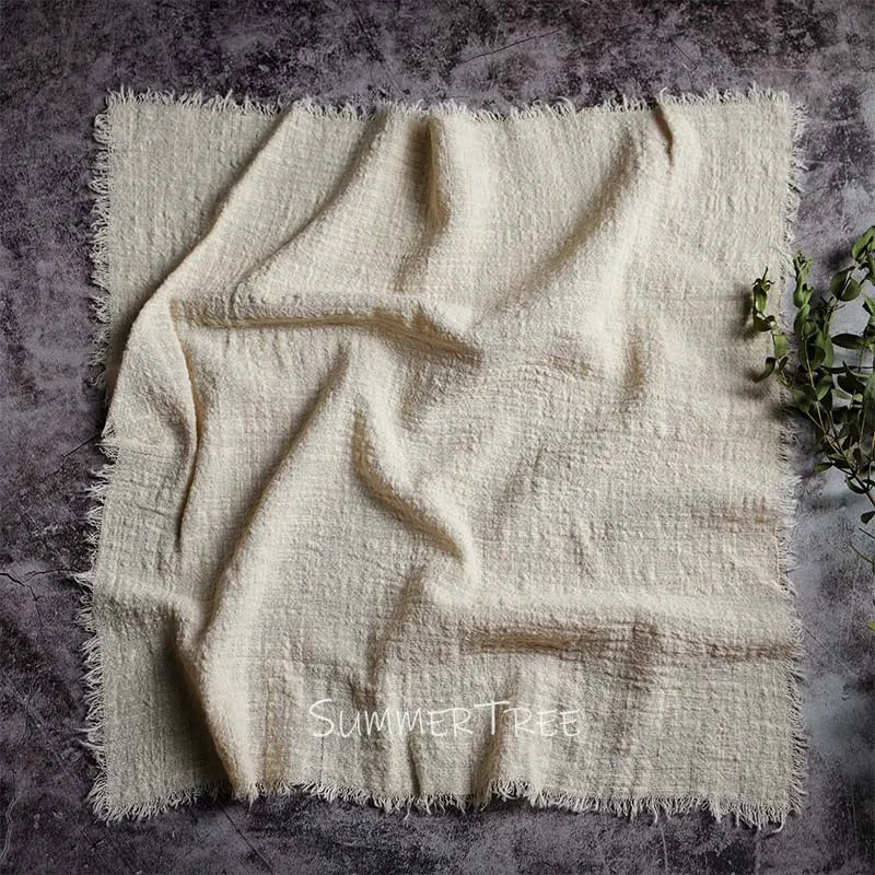 Large Rustic Cotton Gauze  Napkins - 10 Pc - Multiple Colors