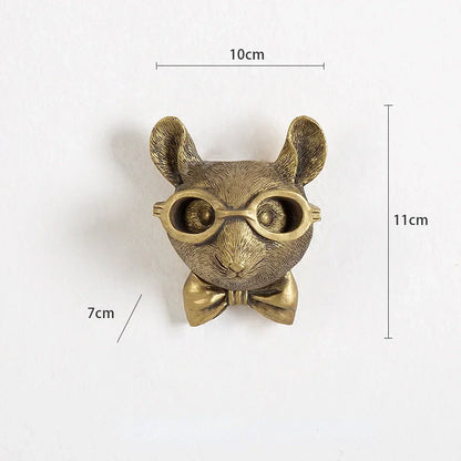 Antique Bronze Resin Animal Pendants
