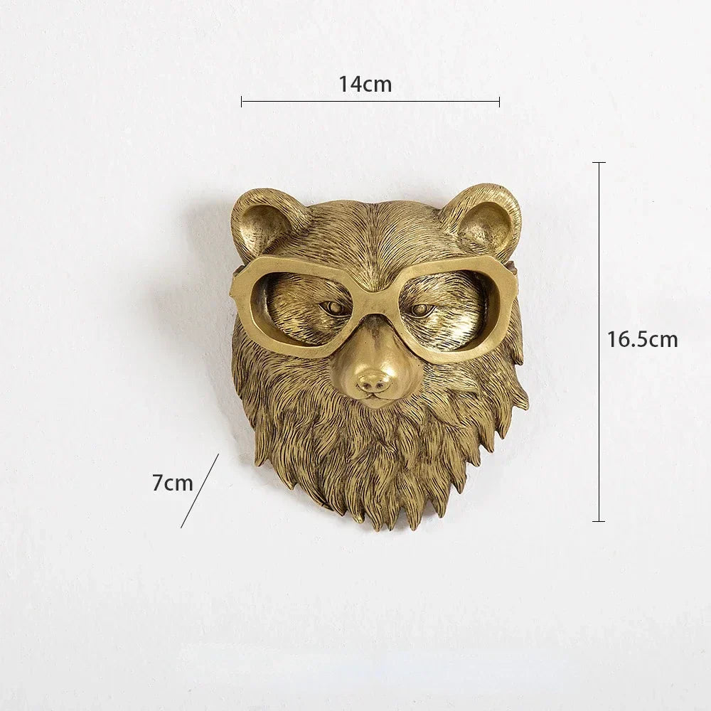 Antique Bronze Resin Animal Pendants