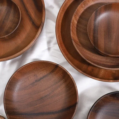 Acacia Wood Salad Bowls - Multiple Sizes