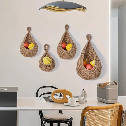 Handwoven Hanging Baskets