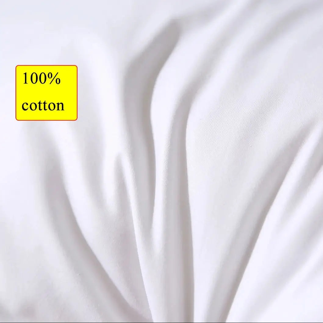 100% Cotton Goose Down Pillows - Multiple Sizes