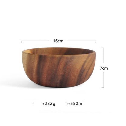 Acacia Wood Serving Bowls - Multiple Sizes