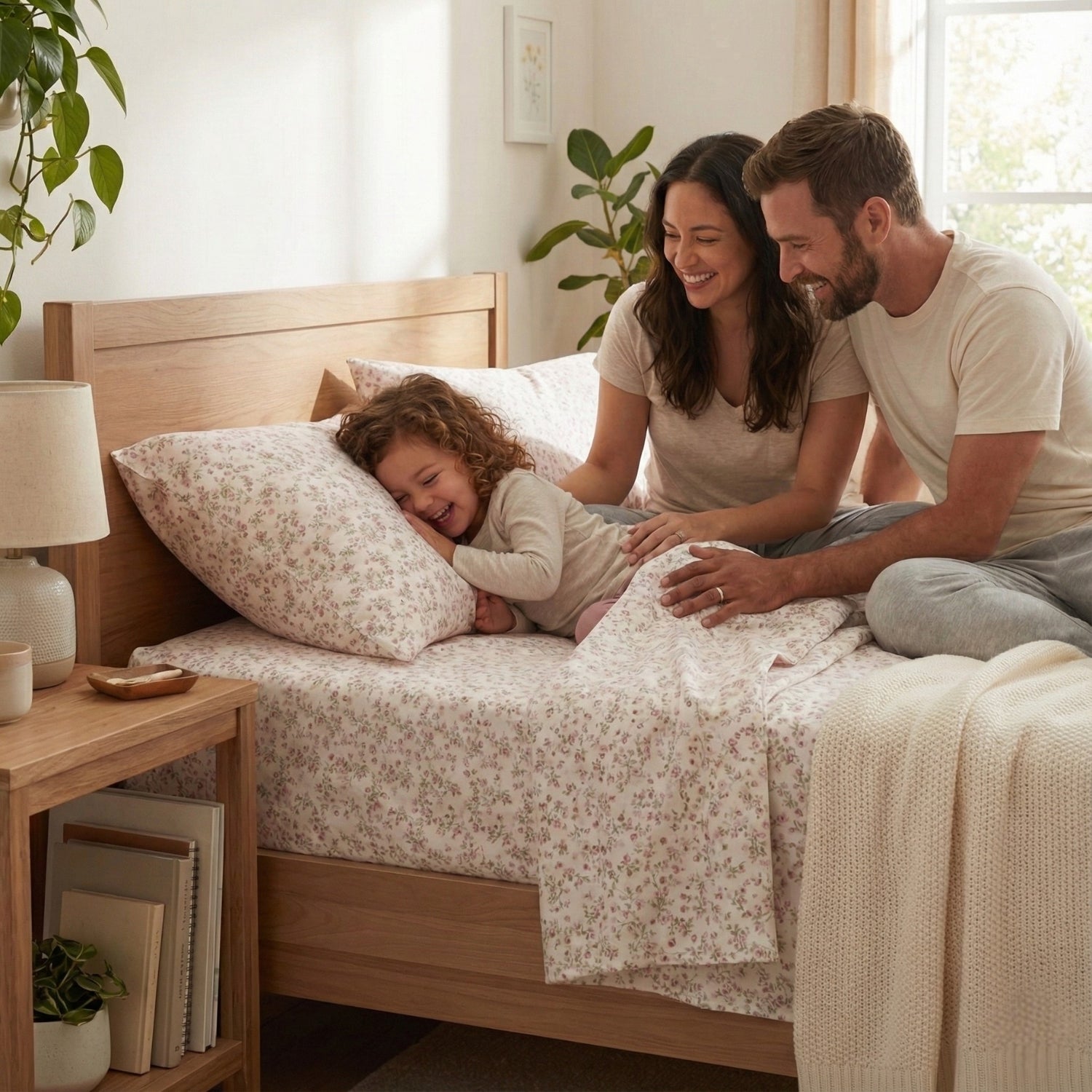 100% Cotton Coquette Sheet Set - Dainty Floral