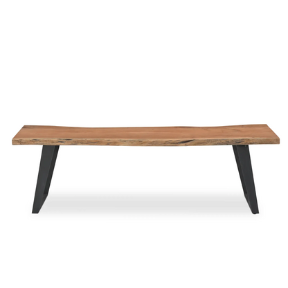 Timbergirl Solid Wood Live Edge Bench