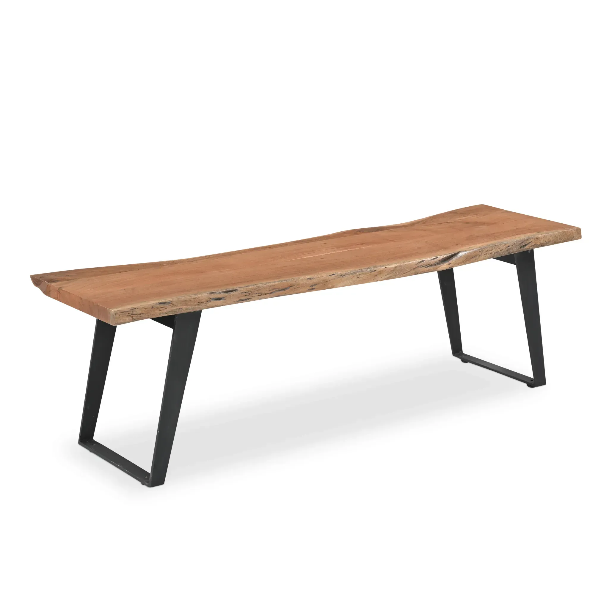 Timbergirl Solid Wood Live Edge Bench