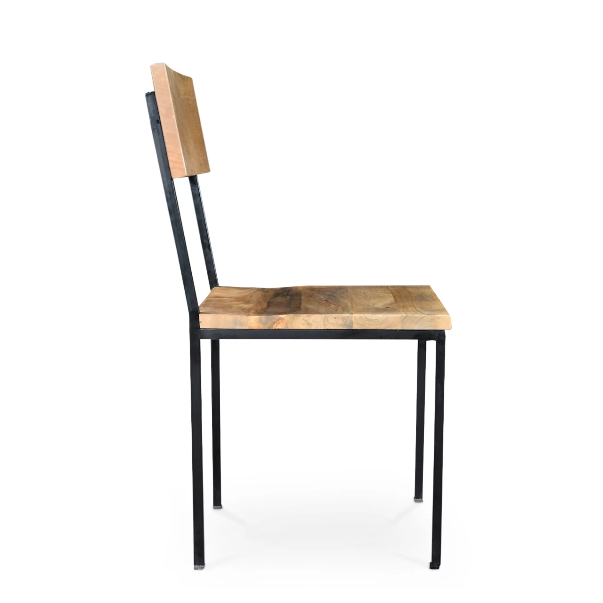 Timbergirl Reclaimed Wood and Metal Chair - Set of 2