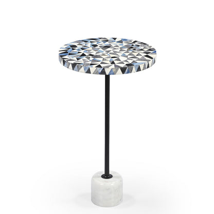 Sao Tome Martini Table With Bone Inlay