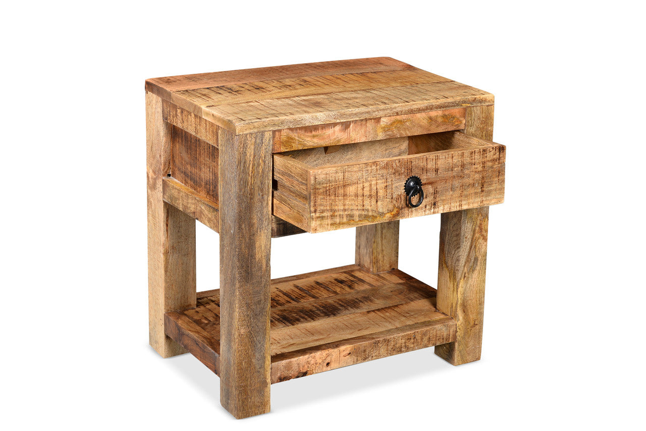 Timbergirl Surat Solid Wood Side Table