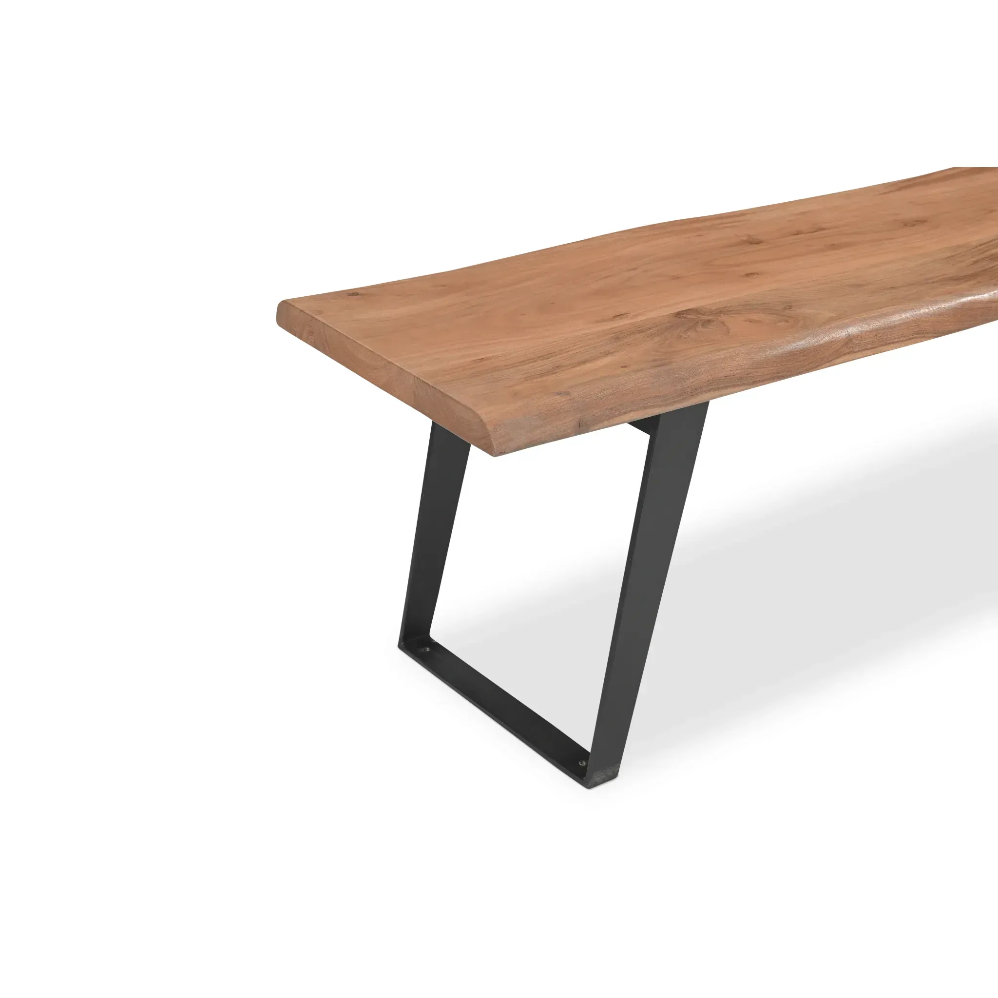 Timbergirl Solid Wood Live Edge Bench