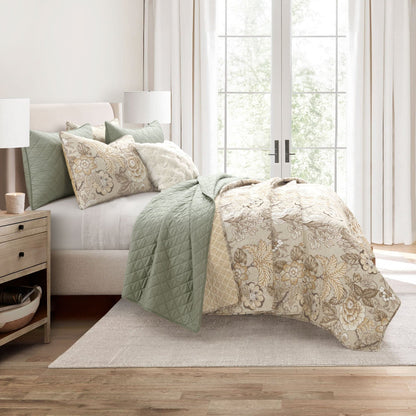 Sydney 3 Piece Quilt Sets - 6 Colors