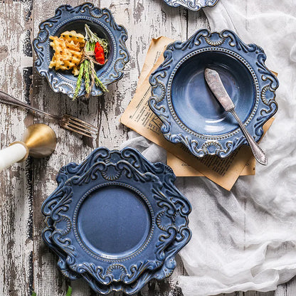 French Style Porcelain Dinnerware - 2 Colors