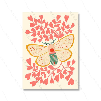 Colorful Butterfly Canvas Wall Decor