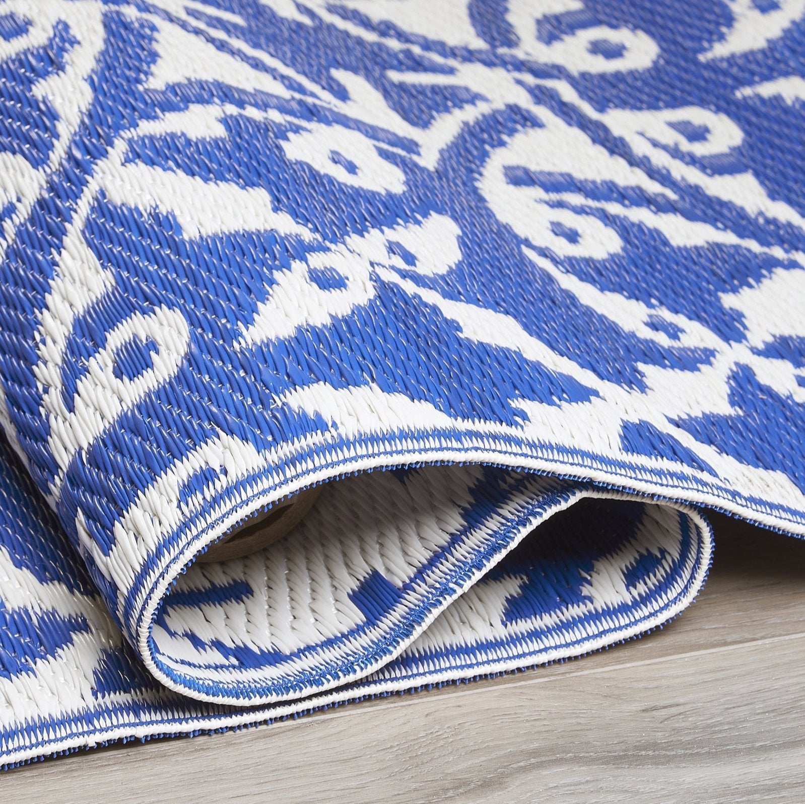 (SALE) San Juan - Dark Blue Reversible Outdoor Rug