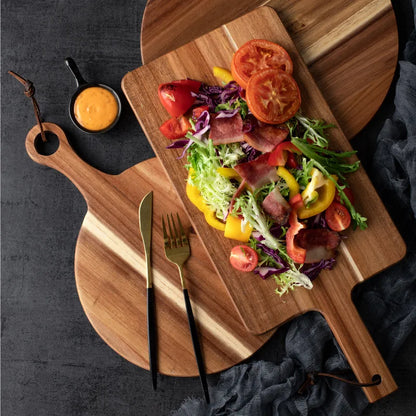 Acacia Wood Cutting Boards/Charcuterie Boards - Multiple Styles