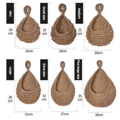 Handwoven Hanging Baskets