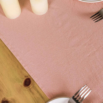 100% Cotton Table Runner in Pink or White - Multiple Sizes