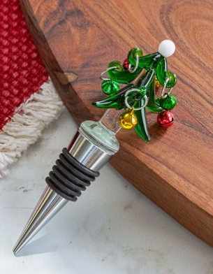 Holiday Wine Toppers - Christmas Tree or Santa Pants
