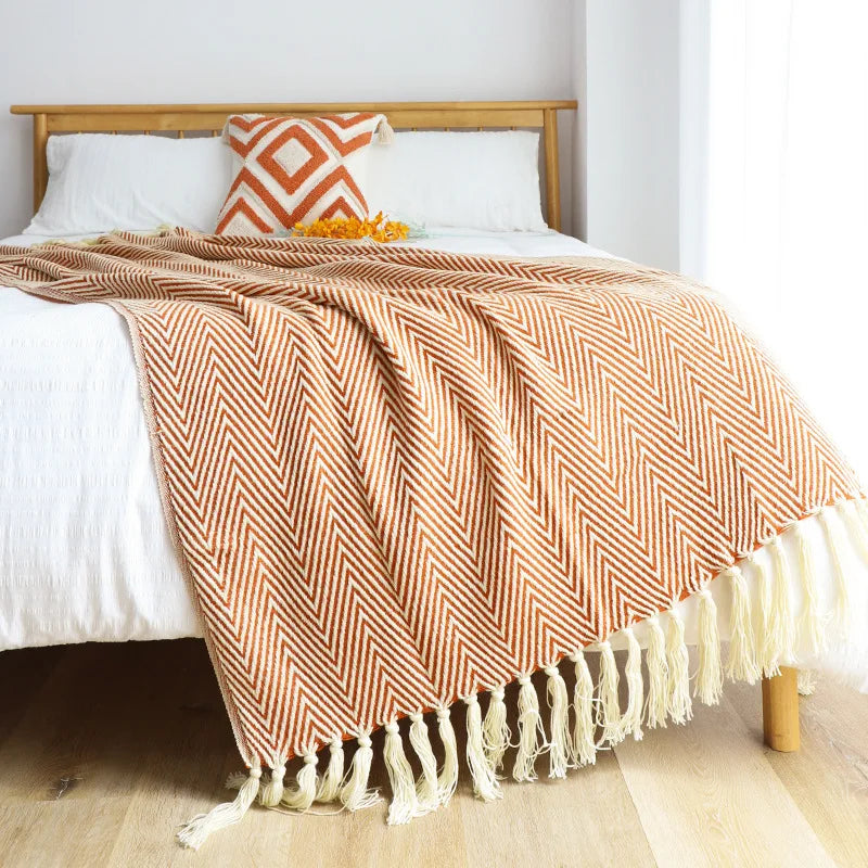 Super Soft Fringe Throw - 4 Colors