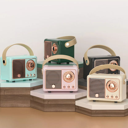 Retro Bluetooth Speaker - 5 Colors