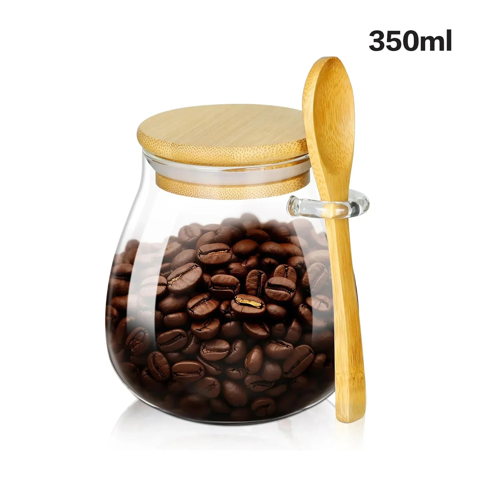 Aramé Glass Jars with Wooden Lids