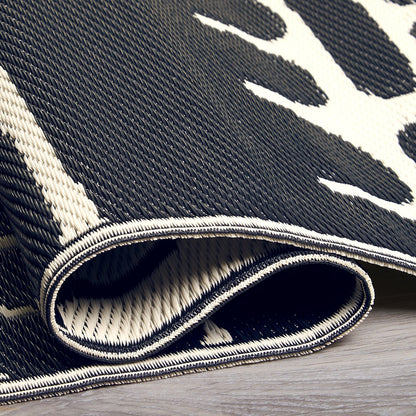 Serowe - Black &amp; White Reversible Outdoor Rug