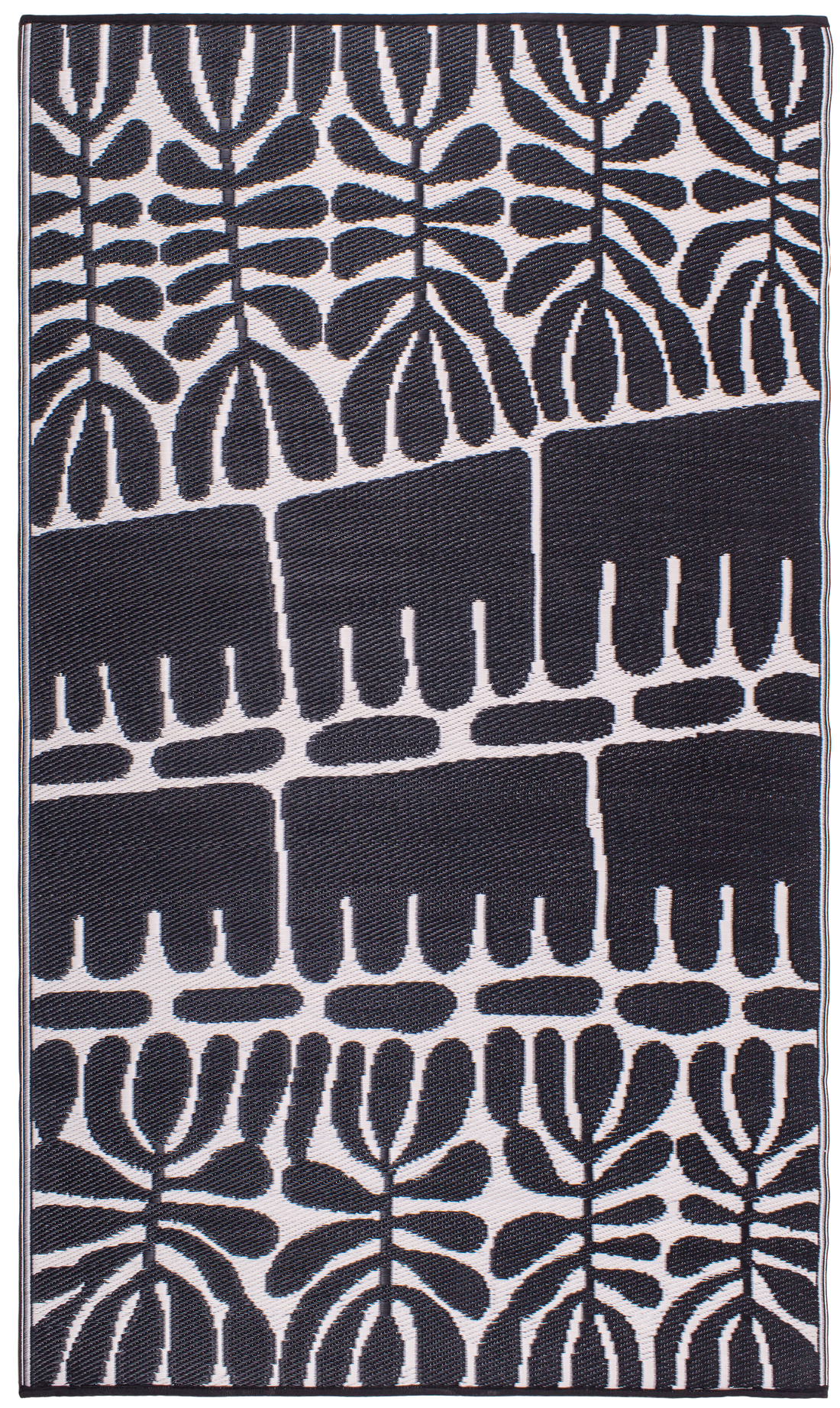 Serowe - Black &amp; White Reversible Outdoor Rug