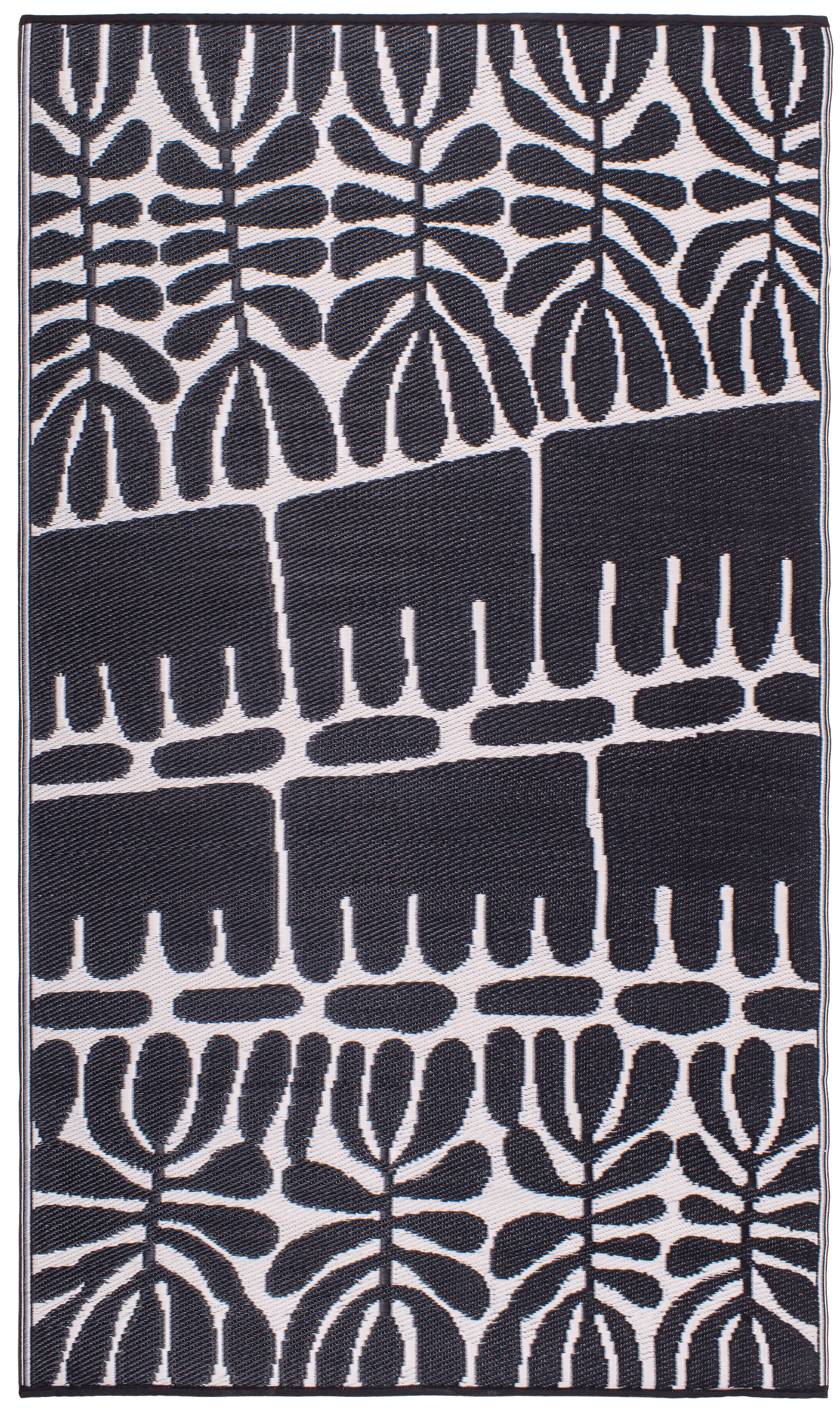 Serowe - Black &amp; White Reversible Outdoor Rug