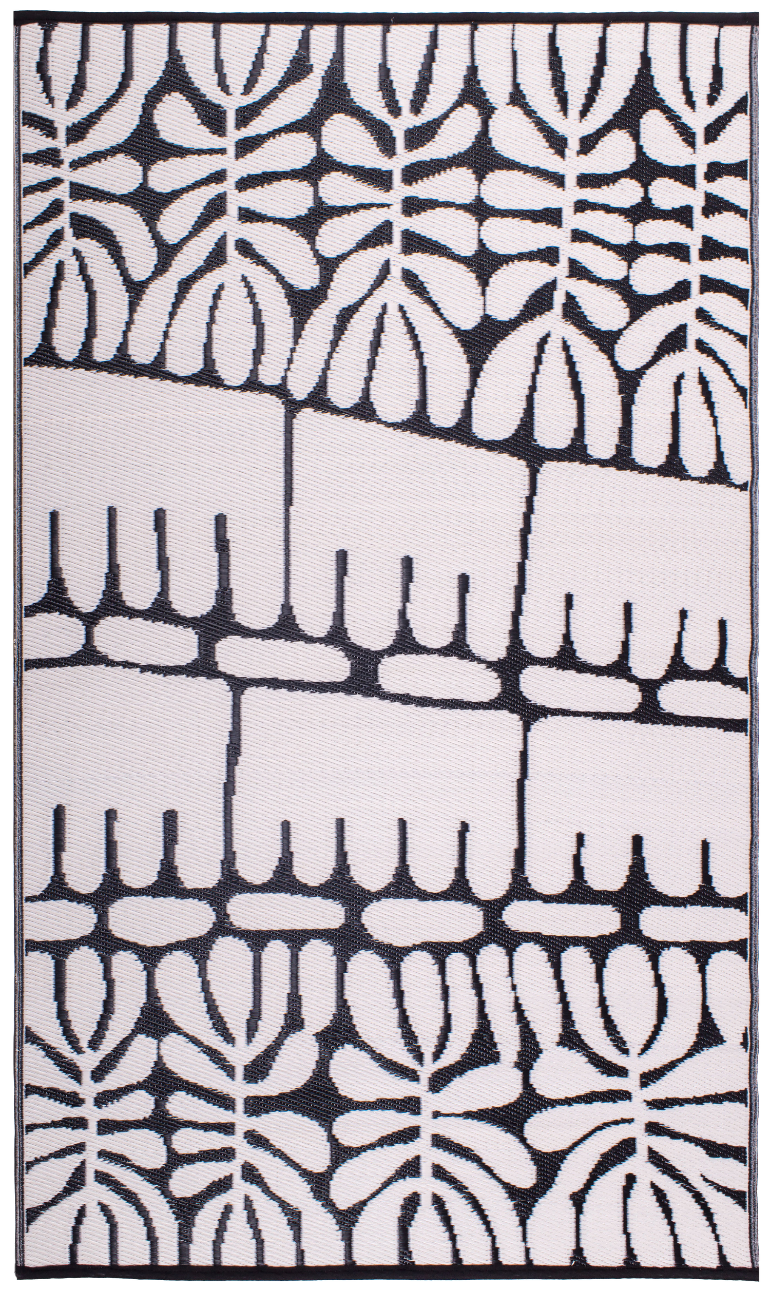 Serowe - Black &amp; White Reversible Outdoor Rug