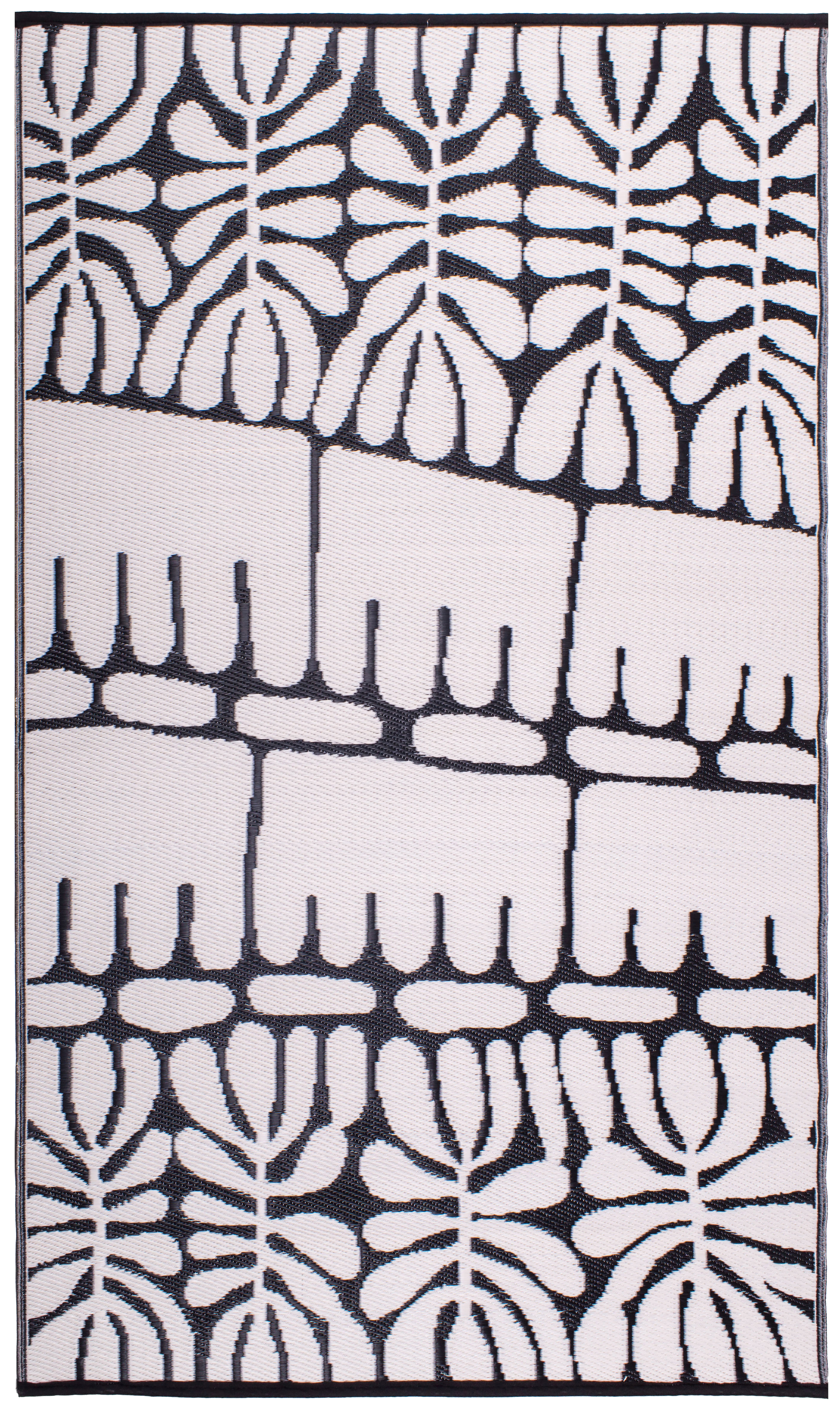 Serowe - Black &amp; White Reversible Outdoor Rug