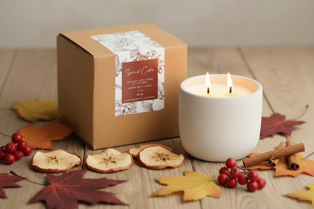 Spiced Cider Cement Candle