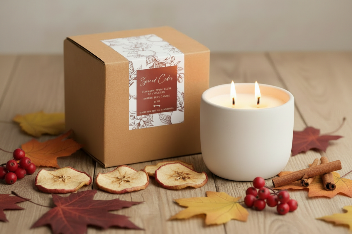 Spiced Cider Cement Candle