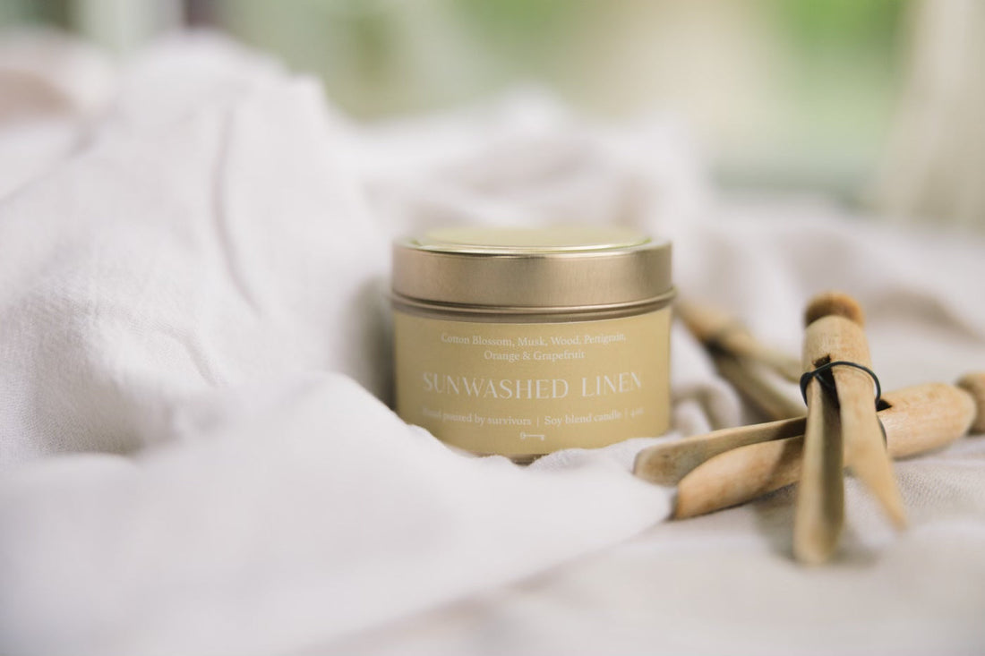 Sunwashed Linen 4 oz Candle