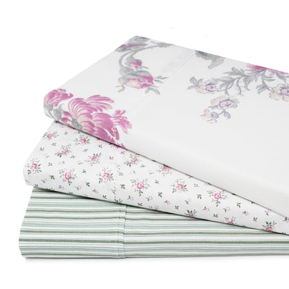 Jardin De Rose Printed Cotton Percale Duvet Sets