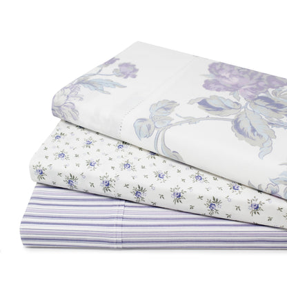 Jardin De Rose Printed Cotton Percale Duvet Sets