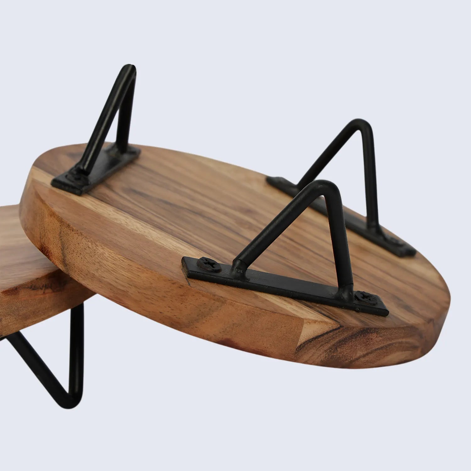 Round Acacia Wood Trivet/Risers - 2 Sizes