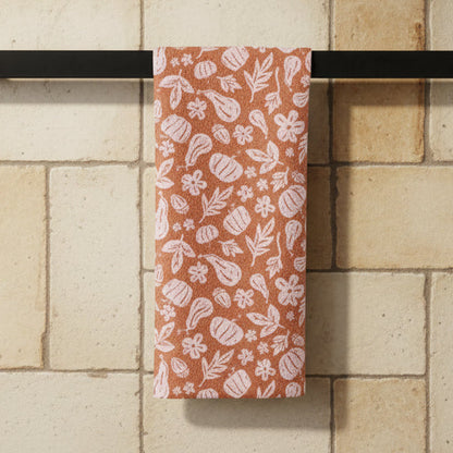 Farm Harvesting Days Geometry Tea Towel