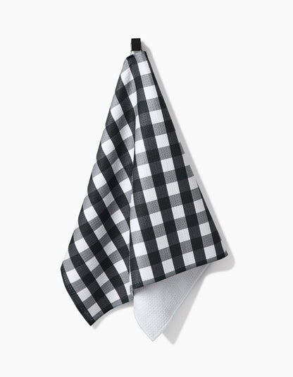Midnight Flannel Geometry Tea Towel